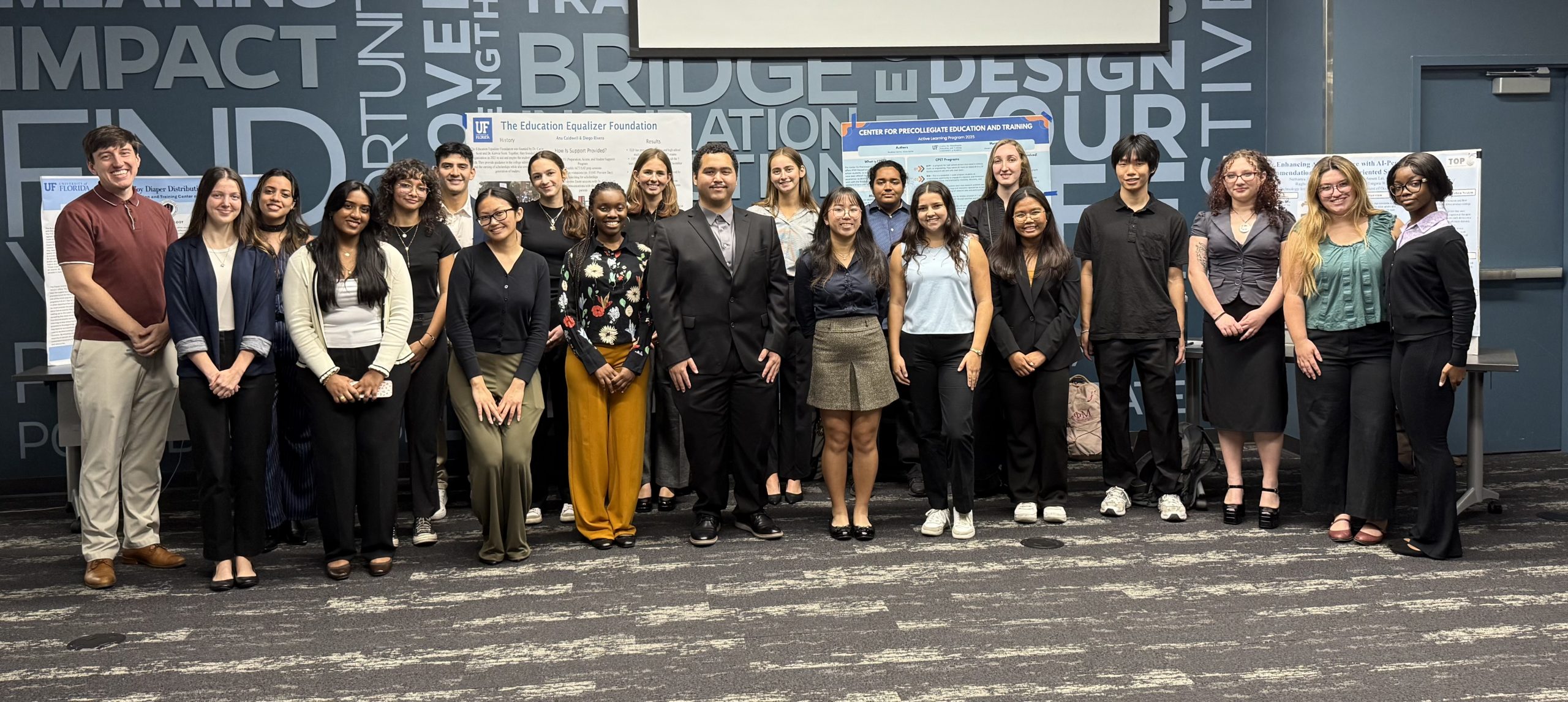 Photo of ALP end of semester poster session